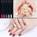 150 Tips Nail Sticks: Transparent Fan-Shaped Display with Metal Rings - Nail Color Practice Tools - Buy Online on GoSupps.com