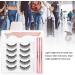 Magnetic Eyelashes 3 Pairs 3D Natural False Eyelashes Reusable Magnetic Eyelashes and Waterproof Magnetic Eyeliner Long Lasting Magnetic Eyeliners with Eyeliner Eyelash Makeup Tool - Buy Online on GoSupps.com