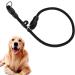 Choke Collar For Dog Training Handmade of Cord with A Limiter Waterproof Black (L)