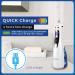 Water Silk Teeth Cleaner - Cordless Oral Shower Electrical Dental Floss with 4 Jet Tips 240ml Tank USB Rechargeable for Travel & Home - White V400 Plus - Buy Online on GoSupps.com