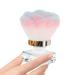 Nail Dust Brush Soft Kabuki Cleaner Nail Art Dust Powder Remover Nail Art Brush Manicure Brush for Makeup Acrylic Nails (Pale Pink)