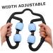 Orfofe Massage Roller - Portable Foot Massager & Yoga Device | Manual Leg Massage in Heavenly Blue & Black (27.5x24x5.5cm) - International Shipping Available - Buy Online on GoSupps.com