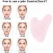 AMZFUK Gua Sha Face Treatment - Rose Quartz Heart Shape Massage Tool for Eye Swelling & Skin Tightening - Buy Online on GoSupps.com