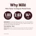 Mille High Protein Fusilli Pasta | No Maida | 1.8X Plant Protein | 250Gms - Buy Online on GoSupps.com