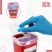 1 Quart Sharps Container with Split Lid and Locking Mechanism - Ever Ready First Aid - Buy Online on GoSupps.com
