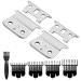 Replacement Blades Compatible with Andis T Outliners Gtx,Suitable for hair clippers model #04710/04521 Silver