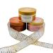 Bath & Body Works Golden Bundle 3-Pack Body Butter Gift Set In The Stars Glowtion Touch of Gold & Warm Vanilla Sugar 6.5 oz each with 30-Inch Metallic Gold & Silver Striped Bow for Holidays - Buy Online on GoSupps.com
