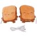 USB Heating Gloves - Cute Fingerless Plush Wrist Warmers for Winter | Portable Hand Heater for Laptop Use - Buy Online on GoSupps.com