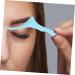 NOLITOY Eyebrow Shaper Brow Stencil Eyebrow Guide Template Auxiliary Constant Temperature Supplies 17.3x5.9cm Blue - Buy Online on GoSupps.com