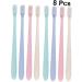 Partykindom 4 Boxes of 8 Travel Toothbrushes - Portable Dental Care Brushes for Camping & Travel - Buy Online on GoSupps.com