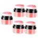 FOMIYES 5pcs Oil Control Cushion Blush Powder Blush Makeup Blush Cushion Makeup Blush Powder Rosy Plastic