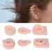 3 Pairs Silicone Human Ear Models for Jewelry Display and Piercing Practice - Light Skin Color - Buy Online on GoSupps.com