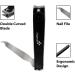 Nail Clippers With Nail File Large Heavy Duty Curved Blades Fingernail & Toenail Clipper Nail Cutter For Men And Women By Majestik+ - Buy Online on GoSupps.com