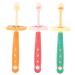Goohochy 3st toothbrush baby toothbrush baby brush made of silicone tooth cleaning brush cheetopia for babies teeth clean soft fur detergent toddler nano material