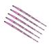 5pcs Glitter Handle Lip Brush Set - Soft Hair Lip Makeup Applicator for Lipstick & Gloss - Perfect Cosmetic Tool for Eyes & Eyebrows - Buy Online on GoSupps.com