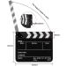 Movie Directors Clapperboard Set with Magnetic Eraser and Pens - Black - Buy Online on GoSupps.com