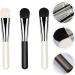 Cleaning Brush 3pcs Sleeping Handle Face Supplies Cream Acid Wooden Brushes Facial Silica Girls for Gel Applicator Beauty Household Women Mask Brush Makeup Cosmetic Salon Manual Fan (Color : Assorted 12x1.8cm Assorted - Buy Online on GoSupps.com