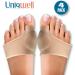Bunion Toe Corrector & Metatarsal Hammer Toe Pads - Orthopedic Gel Pain Relief for Men & Women | Cushion Splint Insert for Shoes & Socks (4 Pack) - Buy Online on GoSupps.com