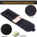 VIIDOO Upgrade 1000D Laser Cust Molle Phone Pouch | Waterproof Tactical Cell Phone Holder with US Flag Patch | Simple Black | Fits 4.7-6.7 Phones - Buy Online on GoSupps.com