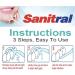 Sanitral Tooth Flap Stick - Strong Dental Floss & 2-in-1 Toothpick with Travel Case | 400 Pieces for Family Hotel & Travel - Buy Online on GoSupps.com