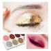 Waterproof Eyeshadow Palette - 10 Highly Pigmented Colors & Pressed Glitters | Long-Lasting Shimmery Matte Shades for Stunning Eyes - Buy Online on GoSupps.com