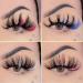 Colored Mink Lashes: 25mm Dramatic Wispy Eyelashes in 5 Mixed Colors - Pack of 5 Pairs - Buy Online on GoSupps.com