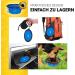 Premium Foldable Silicone Dog Bowl 380ml - FDA Approved | Huskl Portable Pet Bowl for Dogs & Cats - Ideal for Travel Feeding & Water - Buy Online on GoSupps.com