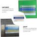 Mobestech 5 Sets 20pcs Tooth Color Card Label - PVC Dental Tools for Oral Care | International Shipping Available - Buy Online on GoSupps.com