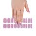 UV Gel Nail Foil - 20 Thin Purple Glitter Nail Polish Strips + Nail File & Cuticle Sticks | UVNAILS International Shipping - Buy Online on GoSupps.com