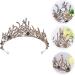 Lurrose Vintage Baroque Crown Tiara for Brides | Rhinestone Pearl Headband | Elegant Wedding Headdress - Buy Online on GoSupps.com