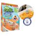 Eco Gelli Baff Orange 1 Bath or 6 Play Uses from Zimpli Kids Magically turns water into thick colourful goo Eco Friendly Toy Eco-Conscious Bath Toys for Girls & Boys Messy & Multi-Sensory Play Eco Orange