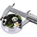 Portable Panda Father & Son Round Pill Box - 3 Compartments Travel Organizer for Purse & Pocket | International Shipping Available - Buy Online on GoSupps.com