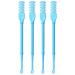 Nasal Hair Cutter Ear Pickers 360 Degree Rotating Nasal Hair Removal Tool 4Pcs Portable Manual Nose Hair Trimmer Gifts Blue