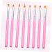 Ipetboom 1 Manicure Tool Uv Gel Nail Brush Nail Art Brush Nail Art Tips Builder Nail Painting Pen Nail Art Supplies Salon 3d Nails Tool Nail Art Accessories Pink Paint Pen Painted - Buy Online on GoSupps.com