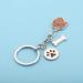Ensianth Dog Keychain Gifts | Perfect Puppy Paw Print Keyring for Dog Lovers & Owners - Ideal Gift for Moms & Dads - Buy Online on GoSupps.com