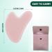 100% Natural Pink Gua Sha Heart Shape Stone for Facial Massage & Skin Care | Beauty Tool for Relaxation & Muscle Relief - Buy Online on GoSupps.com