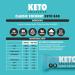 Keto Collective Keto Bars - 15x40g Mixed Variety Box | Low Carb, High Fibre, Source of Protein | Gluten Free, Vegan | 3g Net Carbs | Natural Ingredients - Buy Online on GoSupps.com