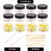 12 Pack 5ml Transparent Jars with Lids - Ideal for Lip Balm & Cream | Shipping Worldwide - Buy Online on GoSupps.com