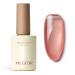 MEGIOR Jelly Red Gel Nail Polish 15ML Light Red Gel Polish 1PC Nail Polish Gel Soak Off UV Gel Polish Translucent Color Neutral Gel Polish for Nail Art Manicure DIY at Home
