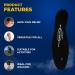 Happy Feet Orthotic Insoles for Plantar Fasciitis & Flat Feet | Gel Inserts for Men & Women | High Arch Support | M2 Size (Men 7.5-9 Women 9-10.5) - Black - Buy Online on GoSupps.com