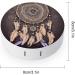 Dream Catcher Print Contact Lens Case - Stylish & Secure Lens Care Box for Travel - Buy Online on GoSupps.com