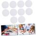 Buy EXCEART 10pcs Nail Polish Palette - Manicure Display Tools & Color Dishes for Nail Art - White Glue Board Mix - 9.5x9.5CM - International Shipping Available - Buy Online on GoSupps.com
