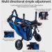 Dog Wheelchair for Small Dog Back Legs Adjustable Pets Cart with Wheels for Back Legs Assist Small Pets with Paralyzed Disabled Hind Limbs to Recover Mobility Dog Leg Brace and Hip Support (Yellow) - Buy Online on GoSupps.com