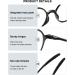 Abetos Retro Reading Glasses for Men & Women - Flexible TR90 Full Rimming Vintage Style - 1.25x Mini Computer Aid - Lightweight Matte Black - Buy Online on GoSupps.com