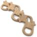 Wendysun 3pcs Cartoon Animal Cattle Teether Set - Natural Wood Baby Teething Toy - Buy Online on GoSupps.com