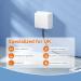 SAFELON 1 PC UK Socket Cover Box for Baby Safety Childproof Electrical Outlet & Plug Cover Box with Waterproof Splashes Switch Protector Cover for Home Safety (Single White) Single White - Buy Online on GoSupps.com