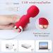 Mini Portable Vibration Massage Device for Women - Strong Silicone 10 Modes Waterproof & Rechargeable - Wireless Handheld Massager (Red) - Buy Online on GoSupps.com