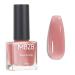 Jelly Nail Polish - Nude Nail Polish - Translucent Nude Pink Nail Varnish - Long Lasting Nail Varnish Quick Dry - Nail Polish for DIY Nail Art French Manicure No Need Cured