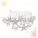Ipetboom Rhinestone Comb Halloween Hair Comb Crystal Hair Comb Alloy Hair Comb Rhinestone Hair Comb Wedding Headpiece for Bride Comb for Bridal Tiara Animal Accessories Women's - Buy Online on GoSupps.com