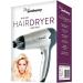 Paul Anthony Eco-Dry 1600W Hair Dryer - 3 Heat & Speed Settings - Concentrator Nozzle - Safety Cut-off - Silver - Buy Online on GoSupps.com